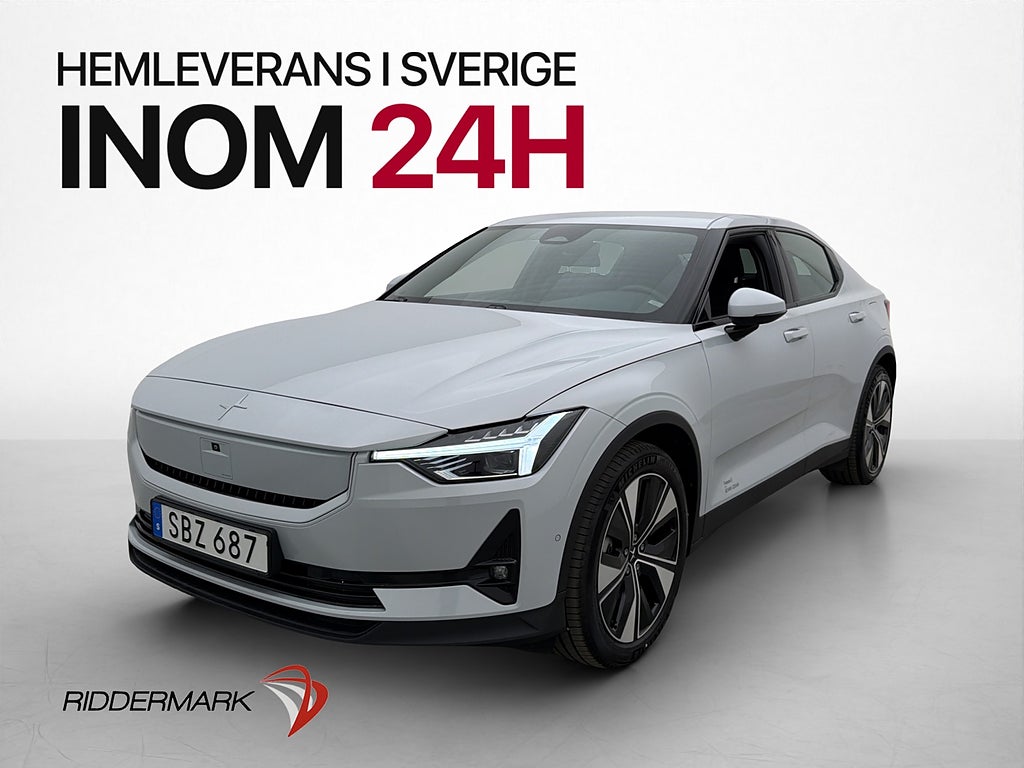 Polestar 2 Long Range Single Motor Pilot Värm Drag 360° MOMS