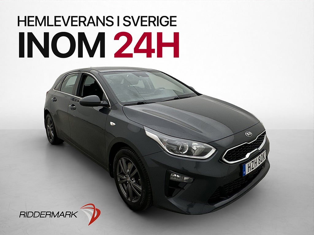Kia Ceed 1.0 120hk Action Kamera CarPlay Farthållare