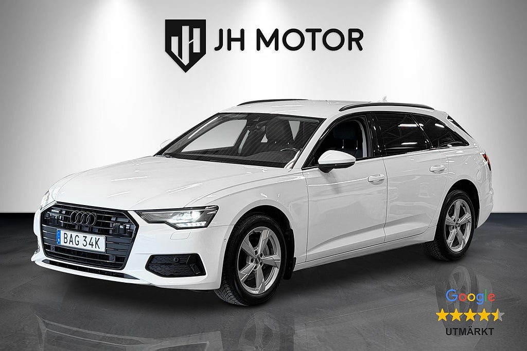 Audi A6 Avant 40 TDI Quattro Sport 204hk Svart optik/DVÄRM/Navi