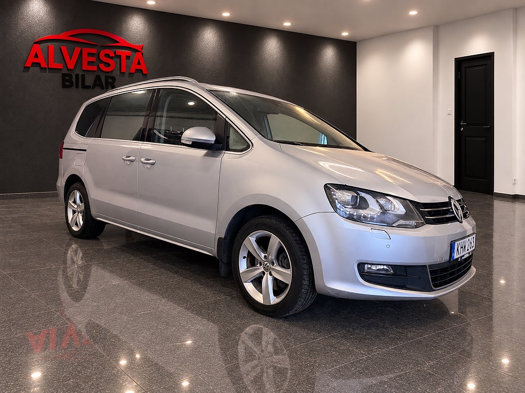 Volkswagen Sharan 7-seater 2.0 TDI DPF BMT Masters Euro5/Nykamrem/värmare