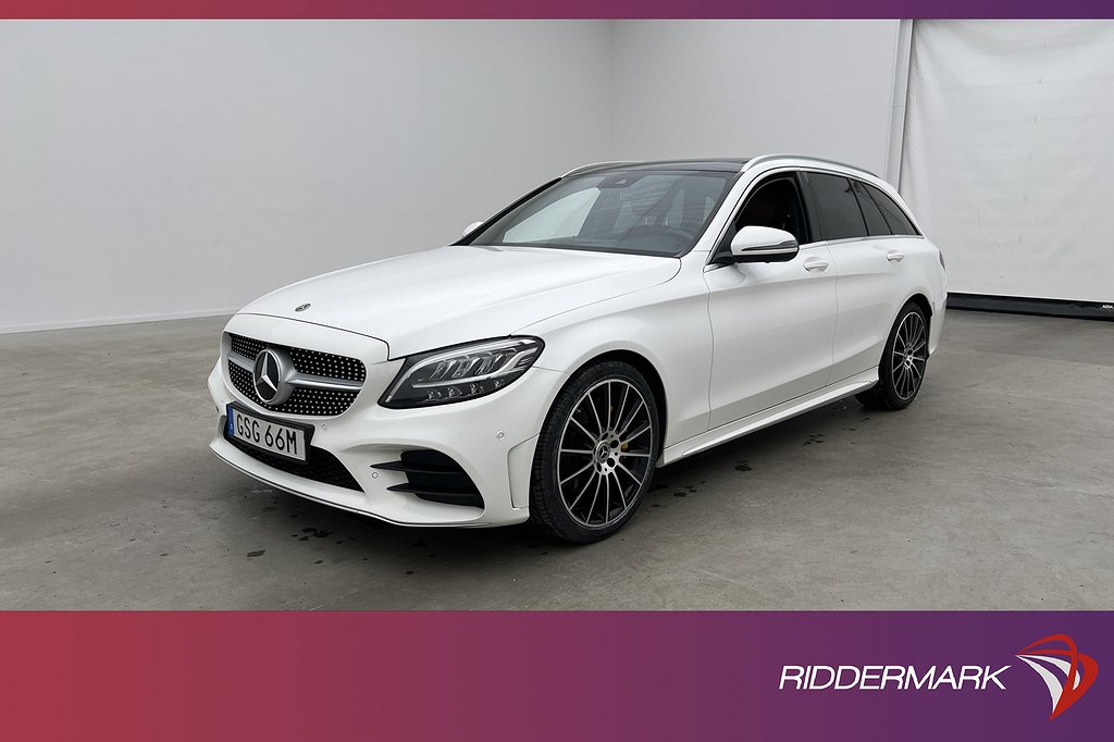 Mercedes-Benz C 220 T 194hk AMG Pano 360° Skinn Navi Drag