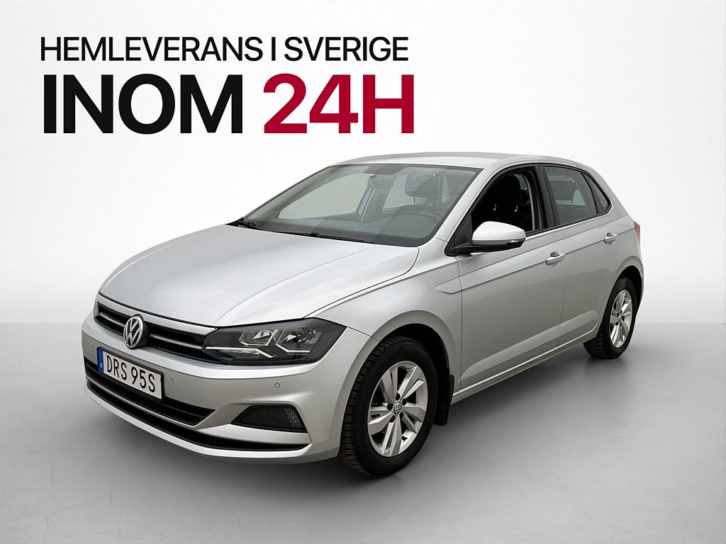 Volkswagen Polo 1.0 TGI P-sensorer CarPlay 90hk