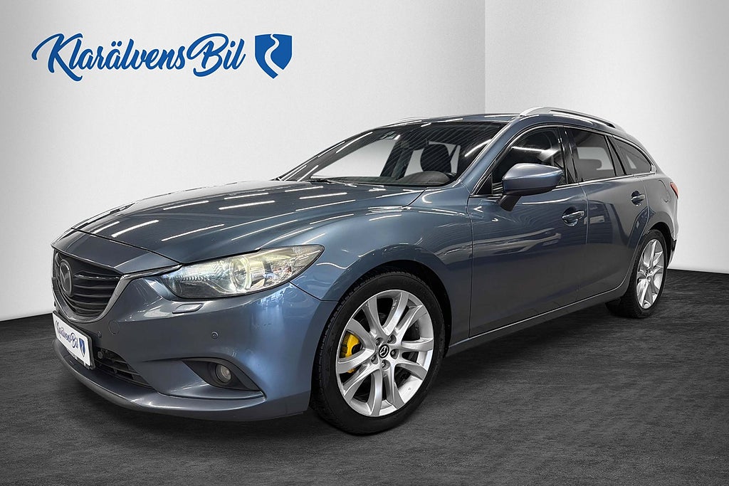 Mazda 6 Wagon 2.2 SKYACTIV-D (175hk) M-värmare Drag Navi Kamera