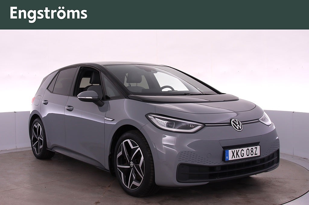 Volkswagen ID.3 PRO S 204HK Cyckelhållare/Backkamera