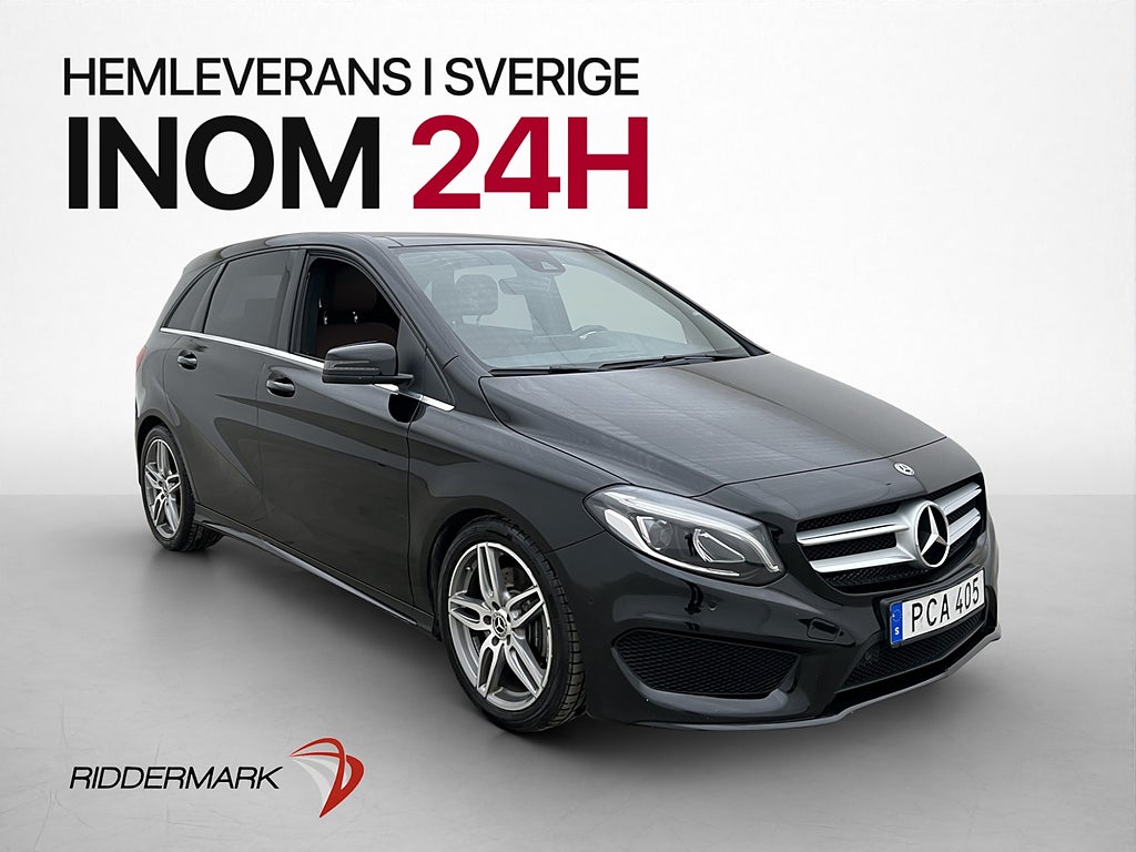 Mercedes-Benz B 220 d AMG Sport Värmare Pano Drag Kamera H/K