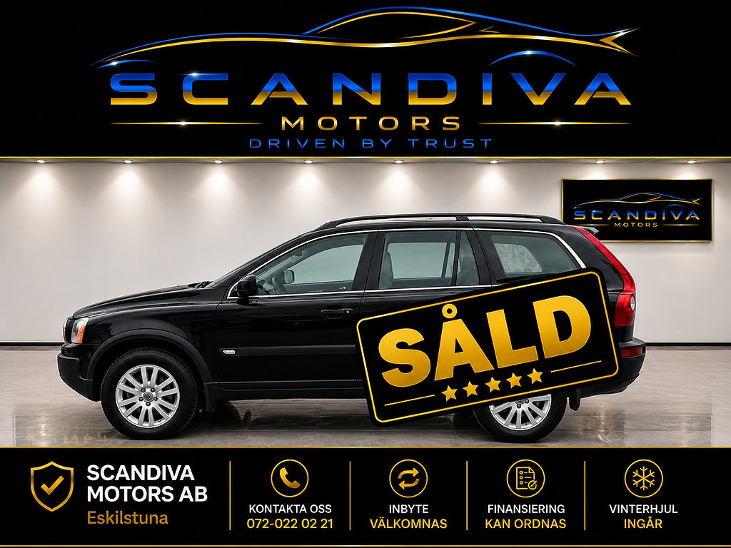 Volvo XC90 Volvo XC90 2.5T AWD 210hk/7-sts /Ny kamrem/ SÅLD