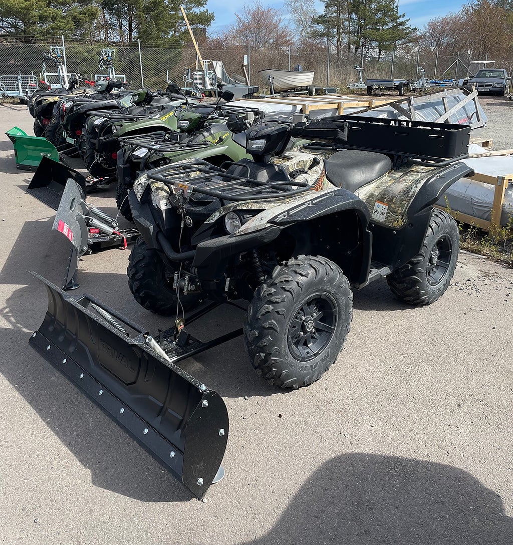 Yamaha GRIZZLY 700 EPS ALU TERRÄNG KAMO SNÖPLOG PAKET grizzly atv 