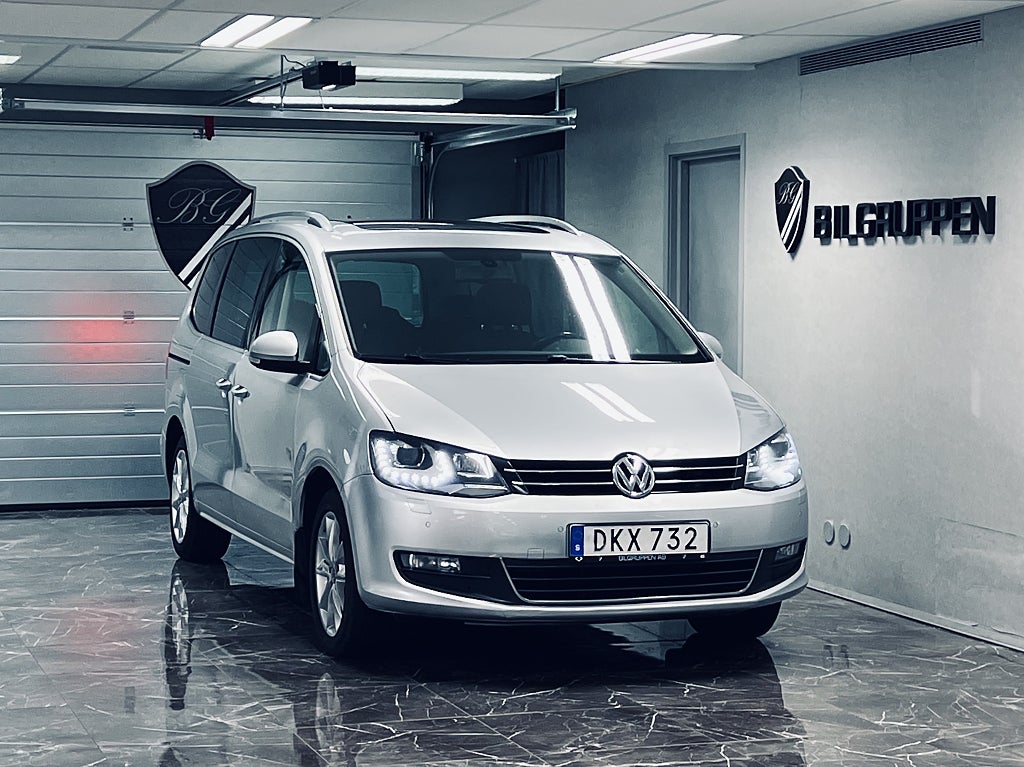 Volkswagen Sharan 7-seater 2.0 TDI DPF BMT|Drag|D-värmare|Panorama|Nybes|