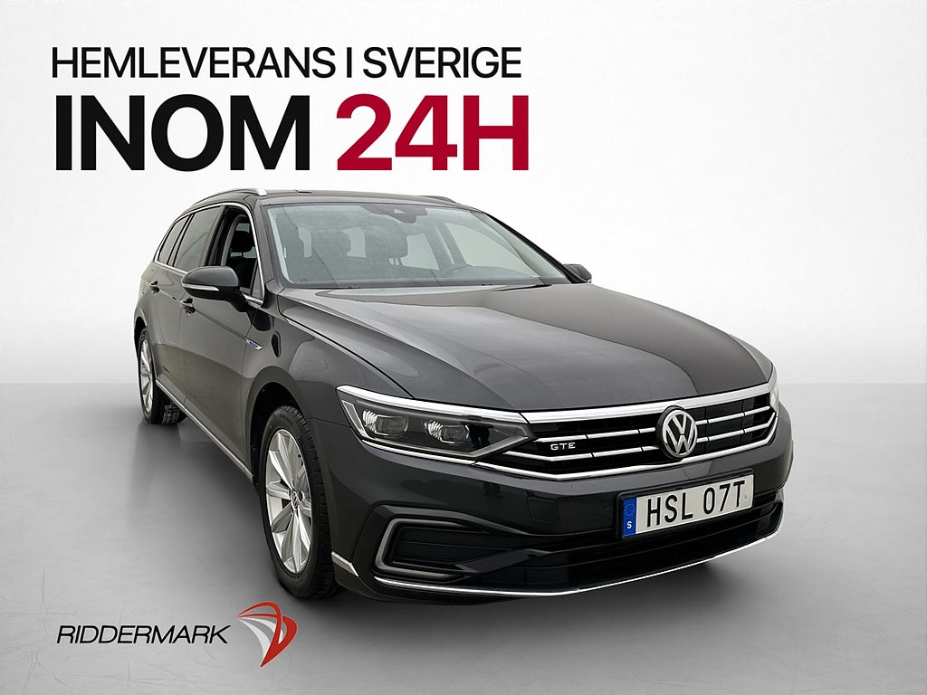 Volkswagen Passat SC GTE Värmare Drag Navi Kamera CarPlay