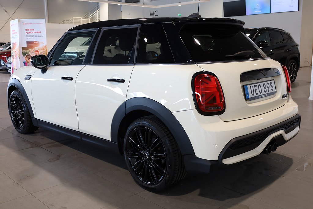 MINI Cooper S 178hk 5-dörrars Aut Leasbar Kamera Connected 2023