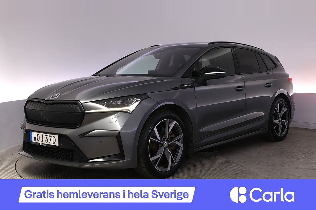 Skoda Enyaq iV 80x Sportline Drag Elstol BLIS Kamera Canton