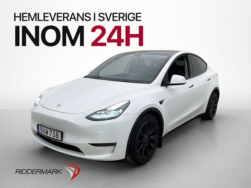 Tesla Model Y Performance Autopilot Rattvärme Svensksåld