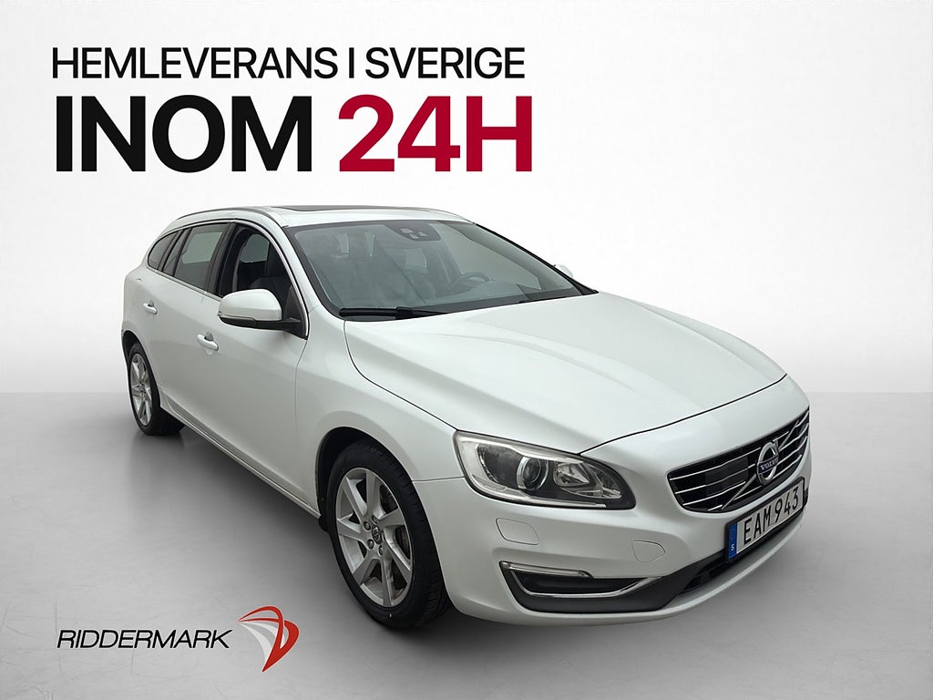 Volvo V60 D4 AWD Summum Värmare Dragkrok Taklucka VOC Läder
