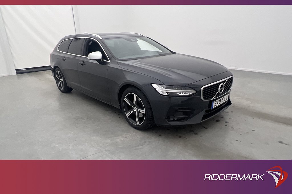 Volvo V90 D4 190hk R-Design VOC D-Värmare Navi 0.4l/mil