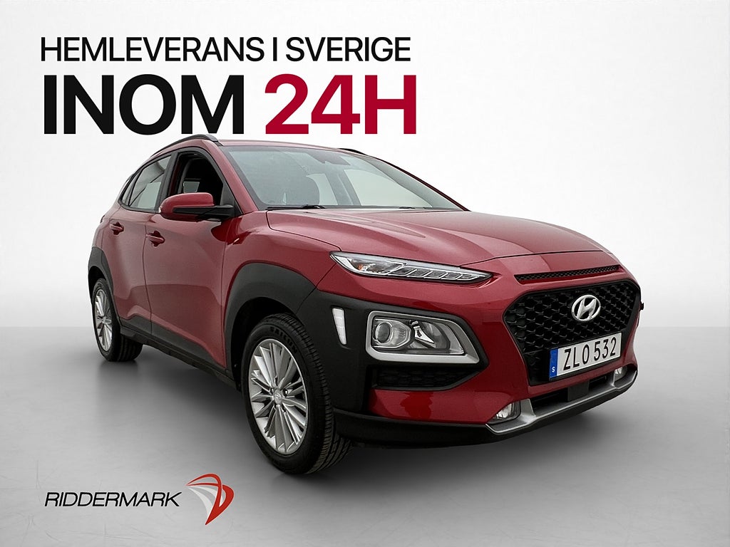 Hyundai Kona 1.0 T-GDI 120hk Trend Värmare Kamera CarPlay