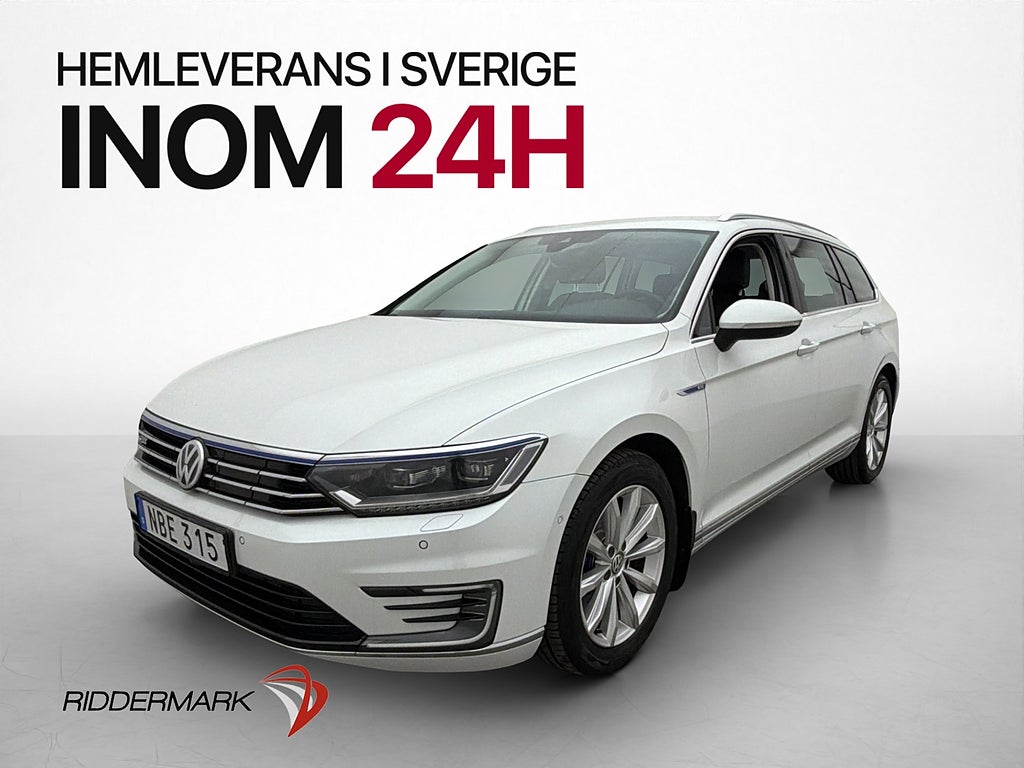 Volkswagen Passat GTE 218hk Värmare Drag Kamera CarPlay