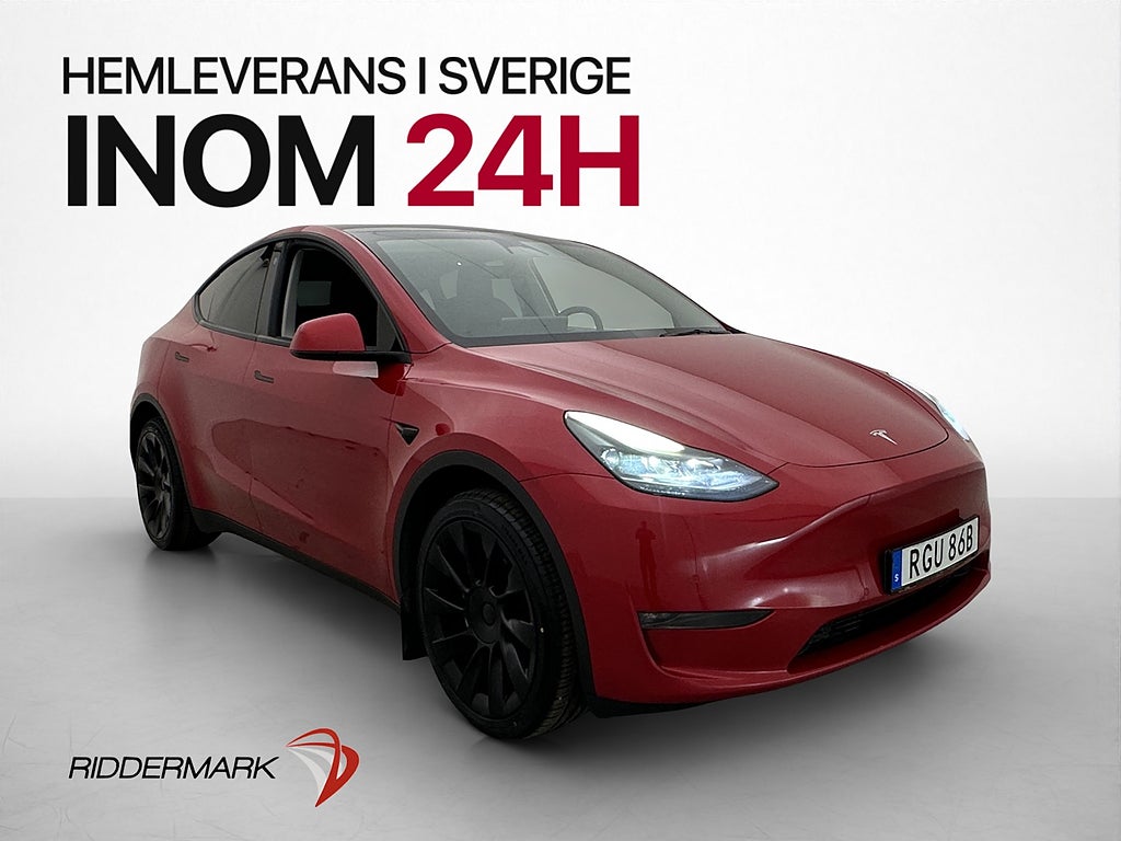 Tesla Model Y Long Range AWD 514hk MOMS Autopilot Drag Pano