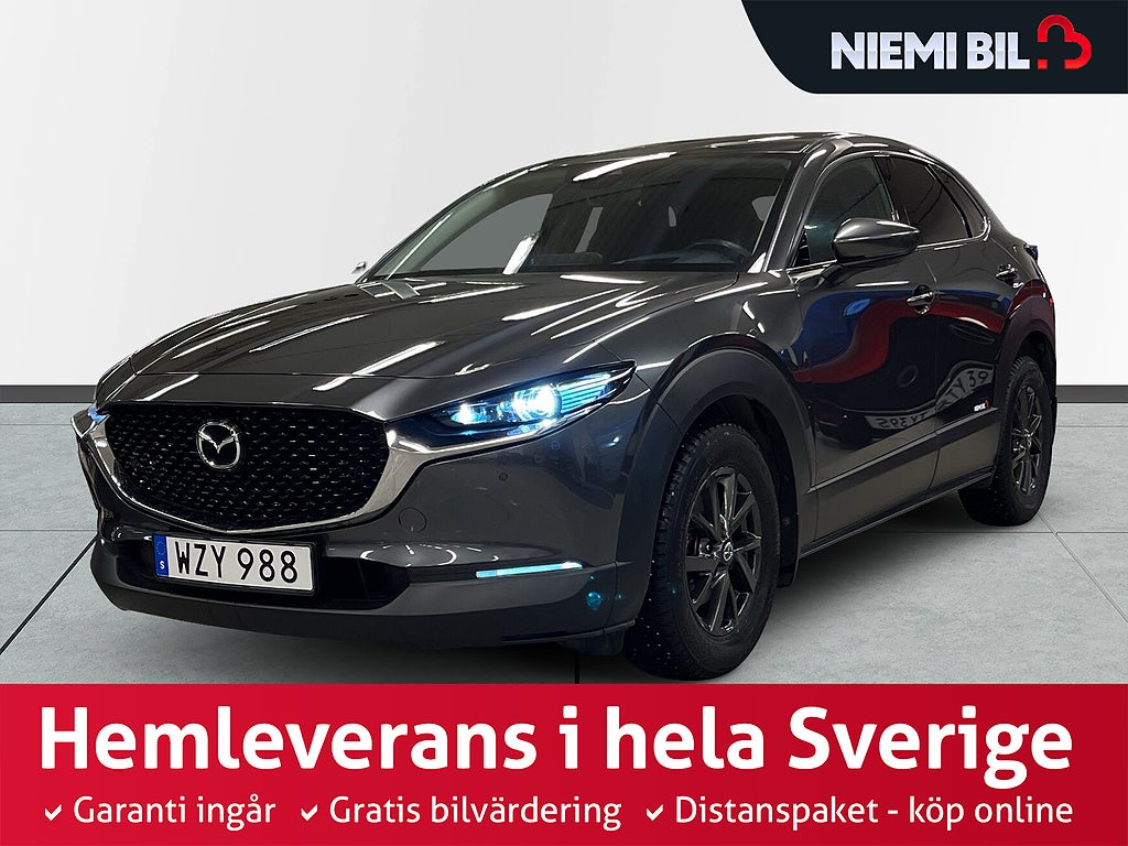 Mazda CX-30 2.0 M Hybrid 10-årsgaranti/Kamera/Navi/Head-Up/LågSkatt