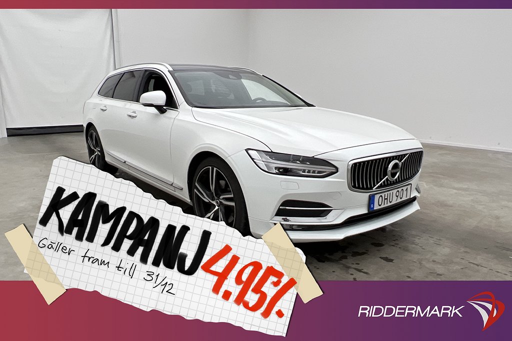 Volvo V90 D5 AWD Inscription VOC D-Värm KamerA 4,95% Ränta