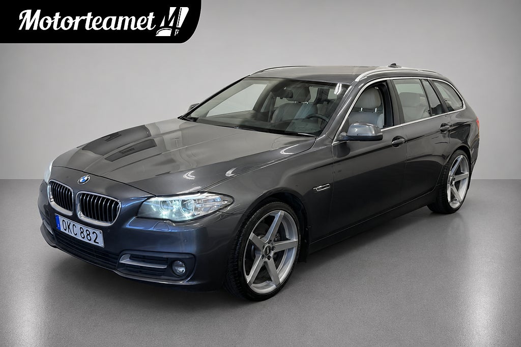 BMW 520d xDrive 190hk Skinn D-värm Drag 4-zons Fullserv Rattvärm