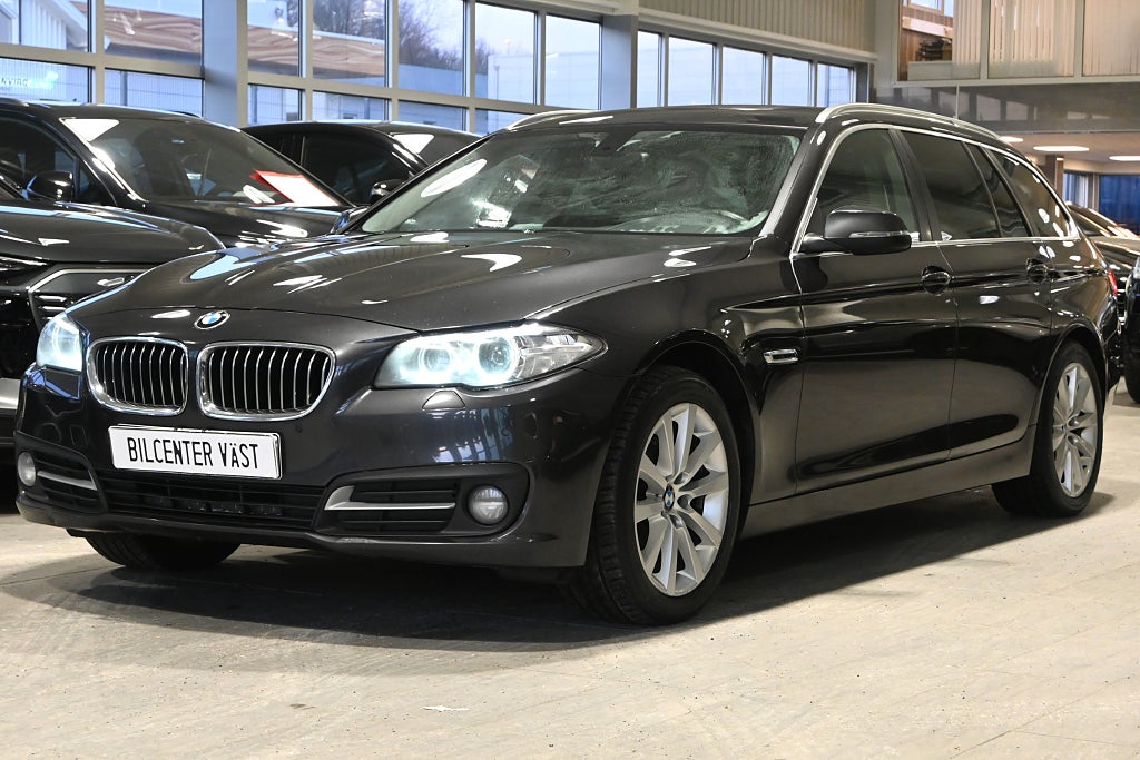 BMW 520d xDrive Touring Aut 190hk Läder Drag Värmare 