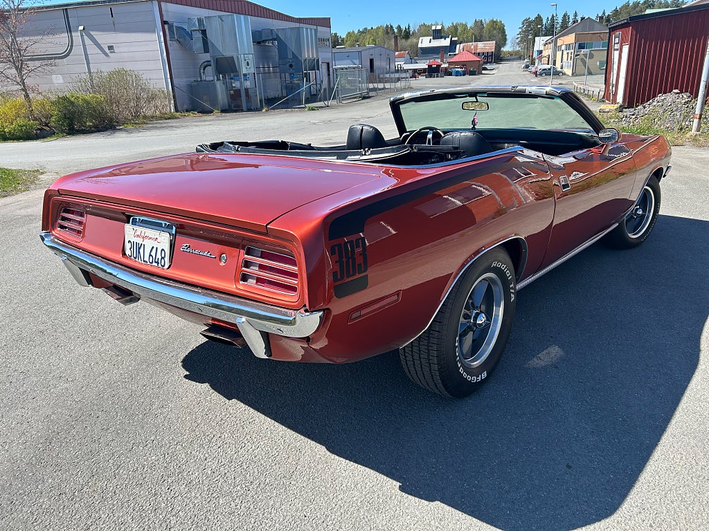Plymouth Barracuda Cabriolet 6.3 V8 TorqueFlite