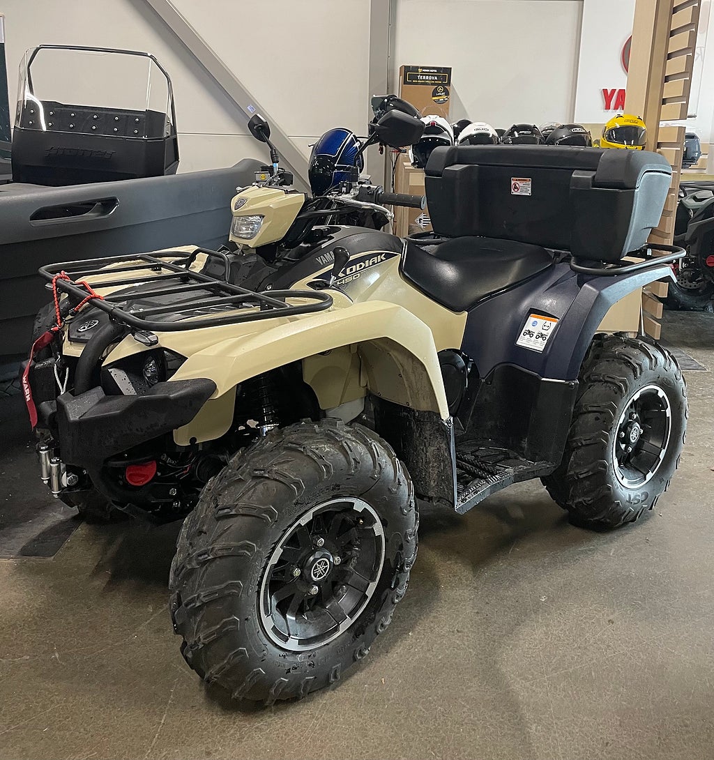 Yamaha KODIAK 450 EPS SE TR3A 40kmt 9 mil 20 timmar atv kodiak 450 alu 