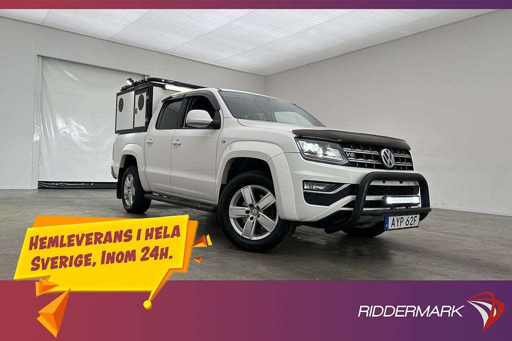 Volkswagen Amarok Aviater 258hk 4M Värm Drag HUNDKÅPA Moms