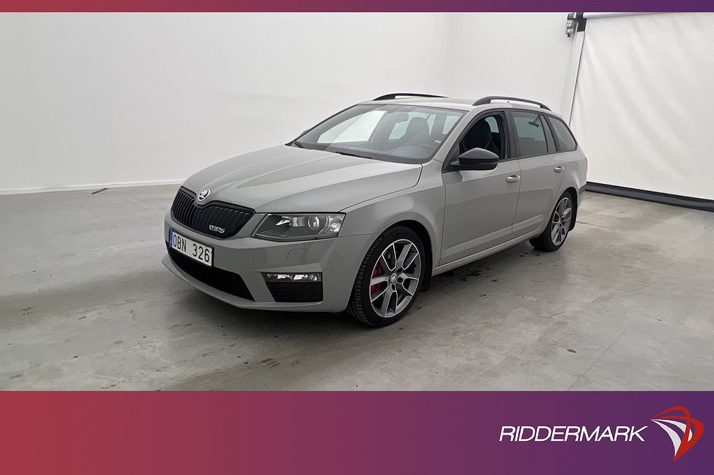 Skoda Octavia Kombi RS 220hk M&K-Värm Skinn Sensorer Drag