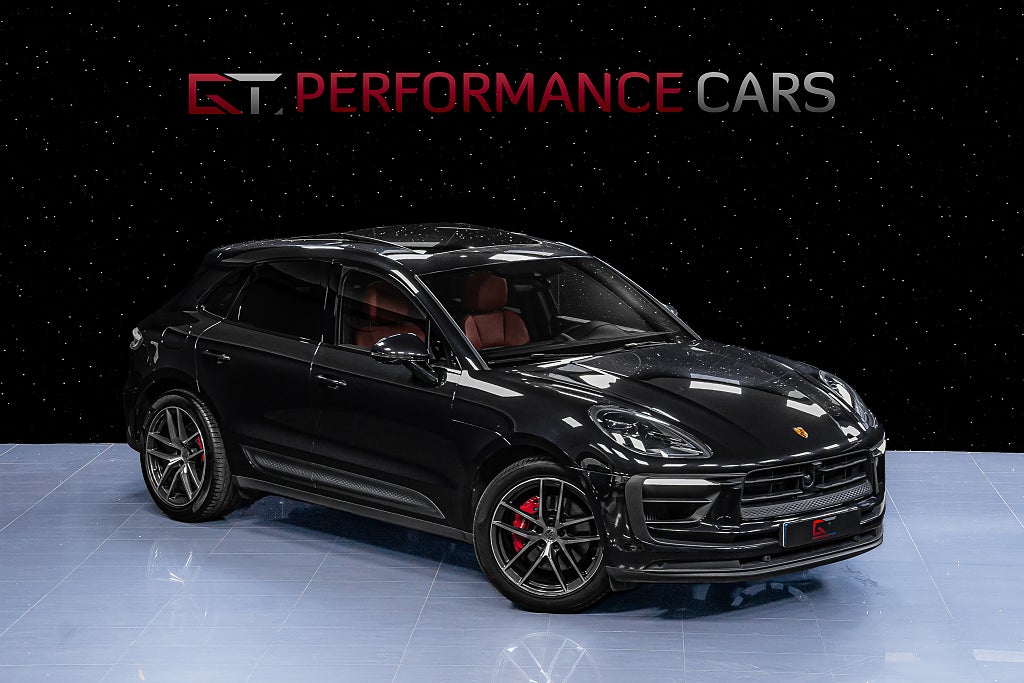 Porsche Macan S Pano Chrono ACC 20Tum Luftfjädring 14väg BOSE Värmare