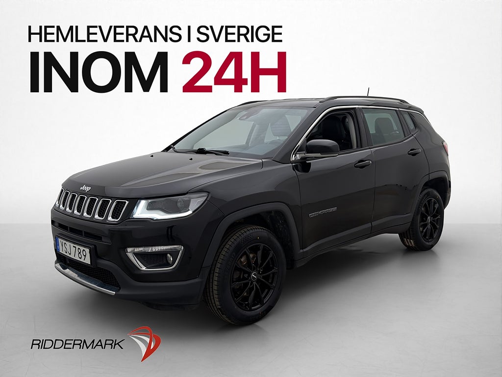 Jeep Compass 4WD 140hk Limited Dragkrok Sensorer Drag MOMS
