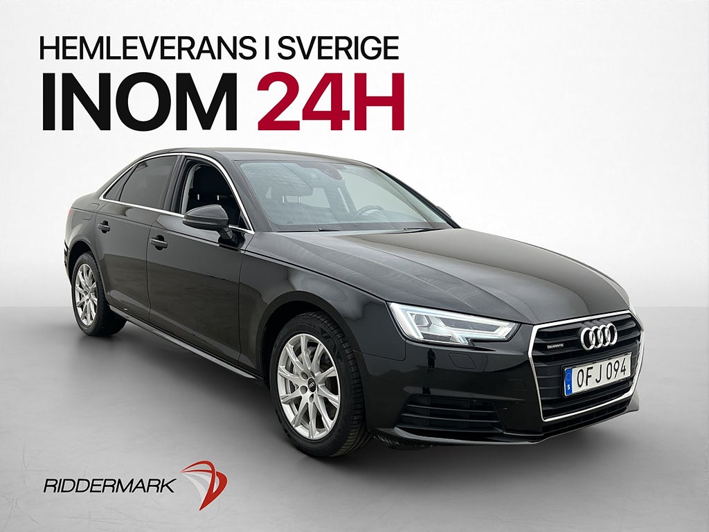 Audi A4 2.0 TDI quattro Proline Keyless ISOFIX 0,44l/mil