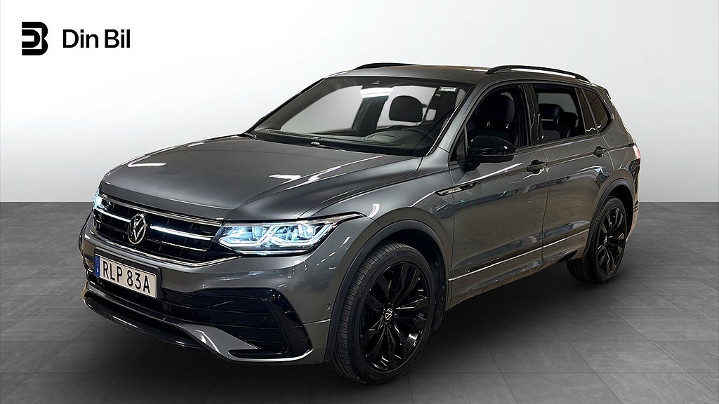 Volkswagen Tiguan Allspace TDI 200 DSG 4M/Black R-Line/7-sits/Panorama/HUD/Dr
