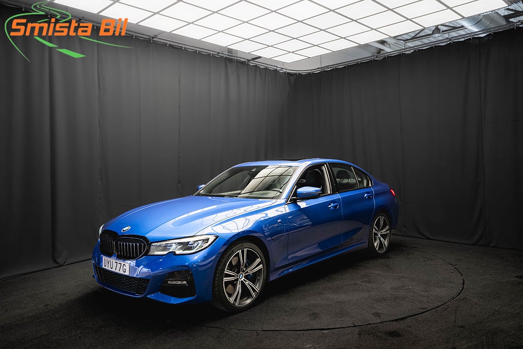 BMW 330e M Sport PANO LASER LÄDER DRAG 360 H/K HUD ELSTOL 1ÄGARE