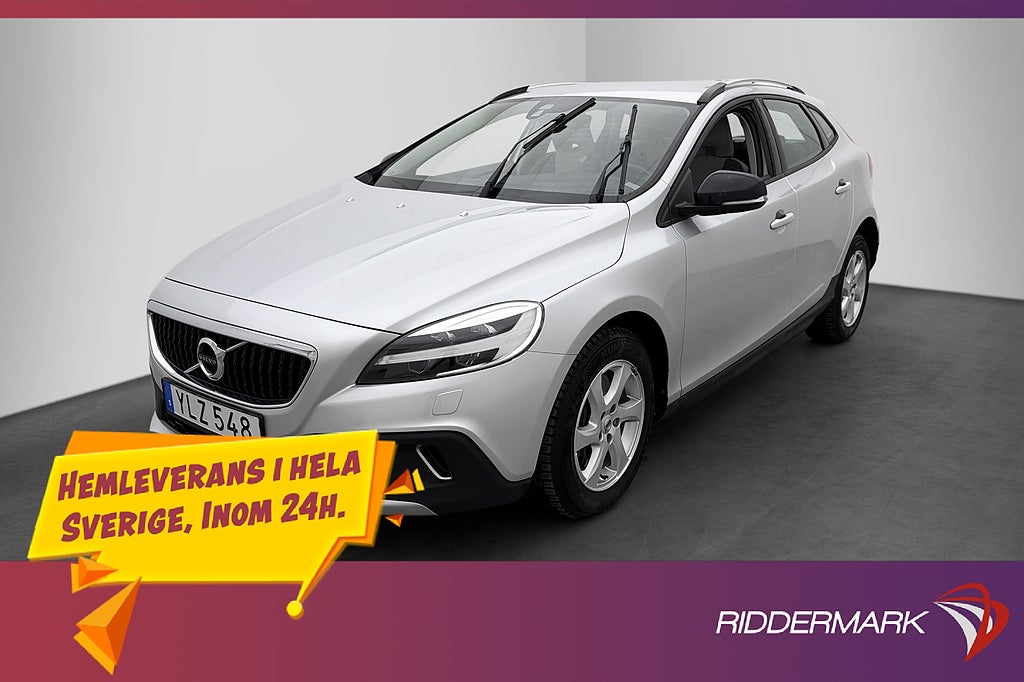 Volvo V40 Cross Country D3 Plus VOC Värm Kamera Halvskinn