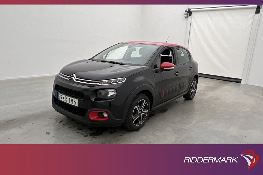 Citroën C3 1.2 PureTech 110hk P-sensorer Farthållare Drag