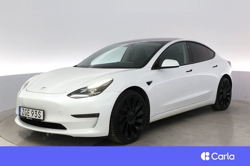 Tesla Model 3 Long Range AWD Refresh AP 20" Pano V-Hjul 4,99