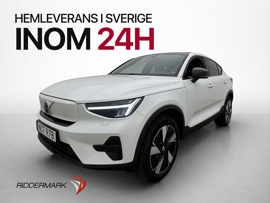 Volvo C40 Recharge Extended Range Värm Pano Kamera Halvskinn