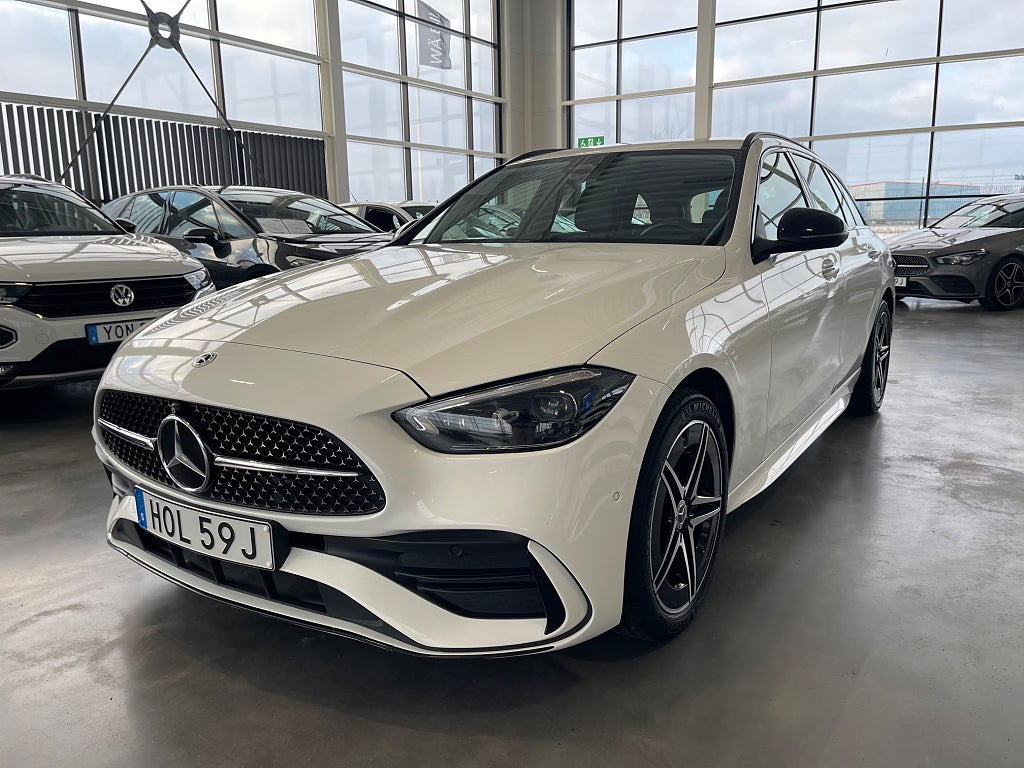 Mercedes-Benz C 300E T e 9G-T | AMG | Night | Premium | 360