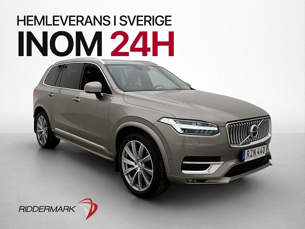 Volvo XC90 B5 AWD Inscription Värmare 360 Drag B&W