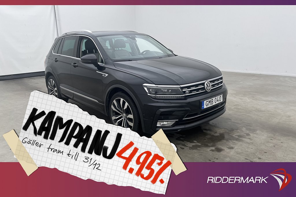 Volkswagen Tiguan 2.0 TDI 190hk 4M R-Line D-Värm 4,95% Ränta