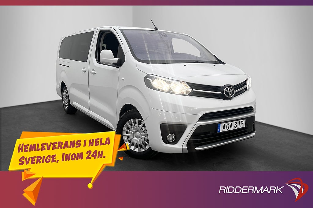 Toyota Proace Verso Extra Lång 2.0D PDC 9-Sits CARPLAY MOMS
