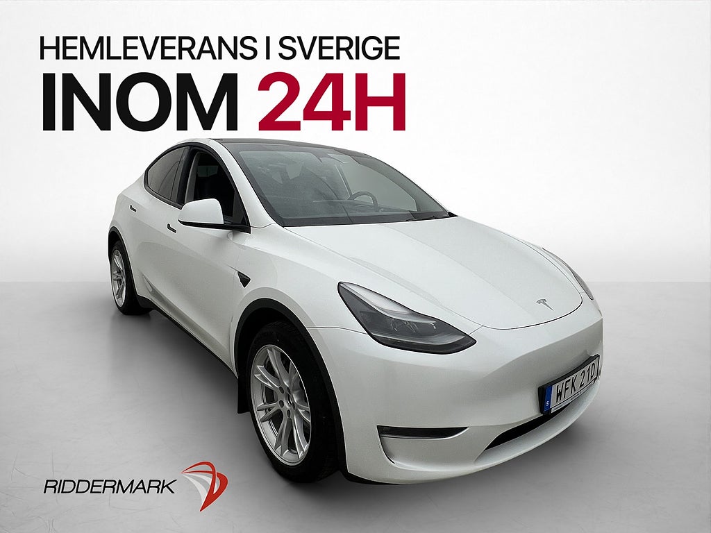 Tesla Model Y Long Range AWD 514hk Värmepump Drag Moms Pano