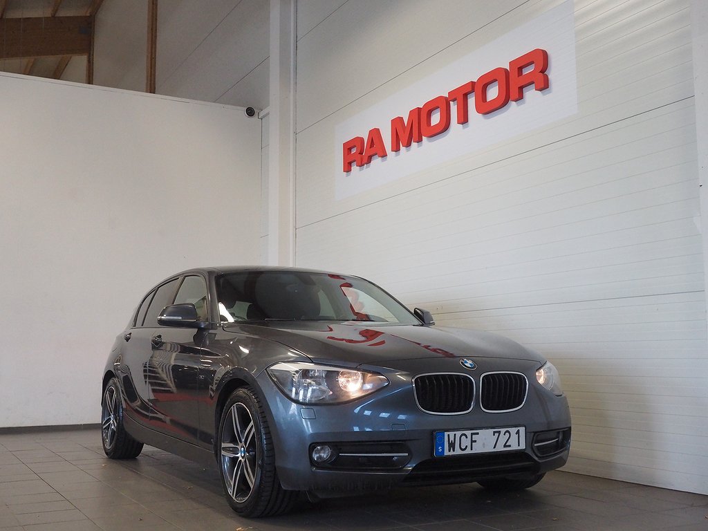 BMW 118 d 143hk Sport line | Farthållare | 2013