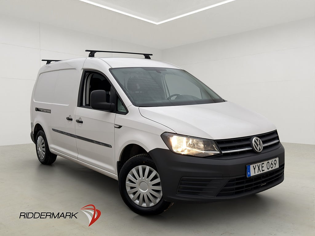 Volkswagen Caddy Maxi 2.0TDI Värmare Drag PDC V-Inredd Moms