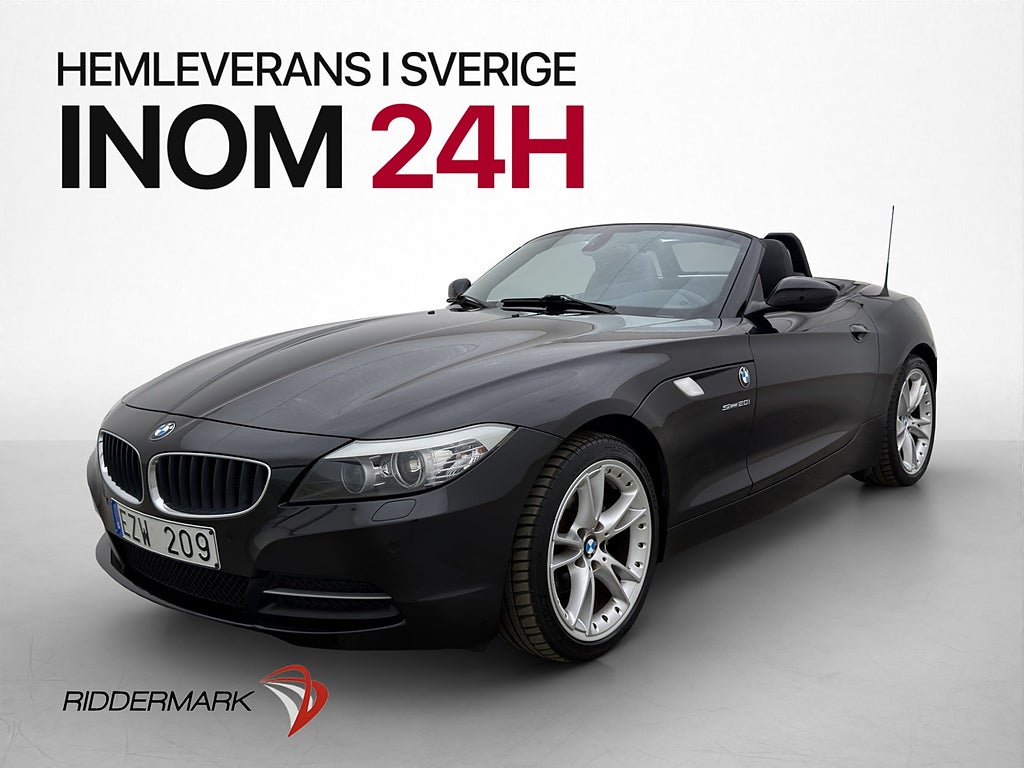 BMW Z4 sDrive20i 184hk Sensorer Skinn Svensksåld