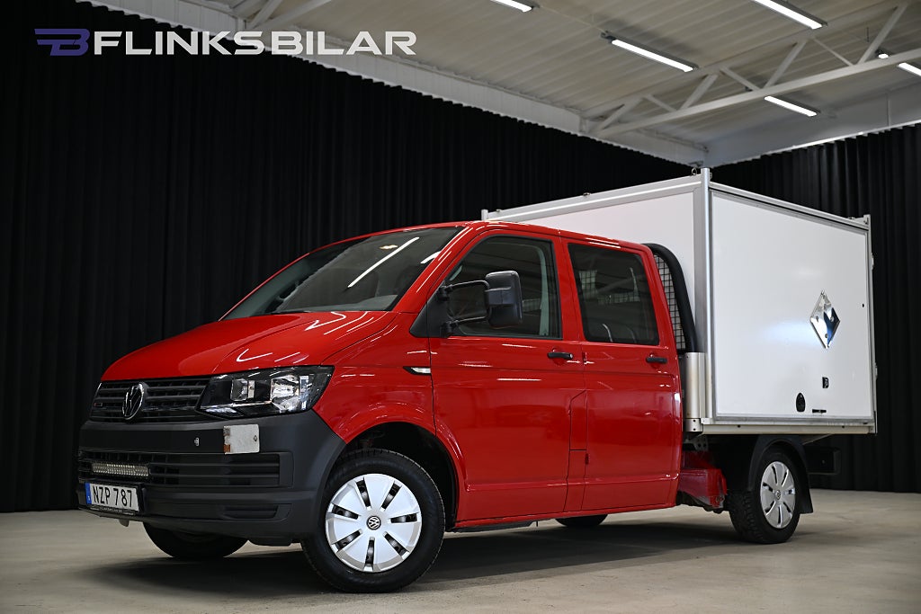 Volkswagen Transporter 4Motion 150HK Dubbelhytt|Kåpa|Drag|Värmare|Lågmil|Moms