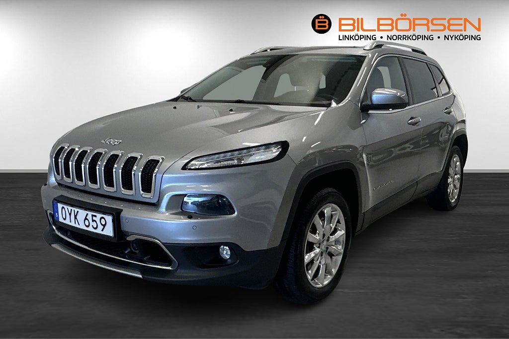 Jeep Cherokee 2.2 CRD 4WD (Läder, Drag, Navi, Kamrem bytt)