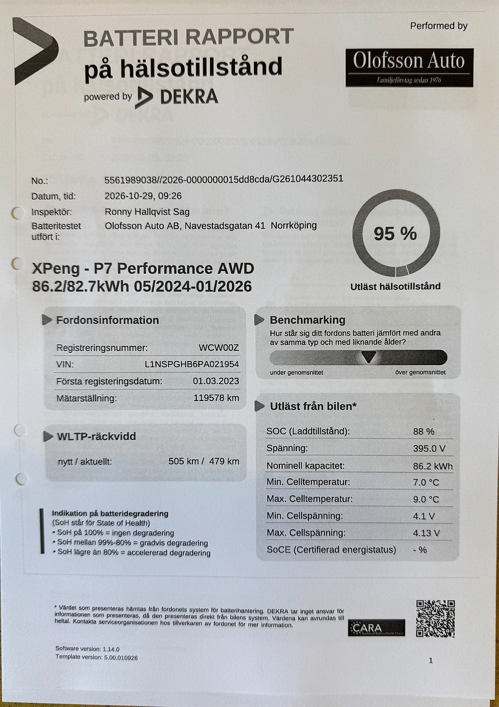 XPeng P7 Performance AWD 473hk Garanti till 2031-03-28 - bild 13