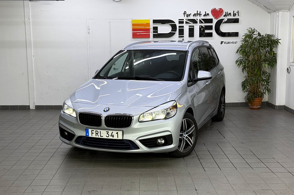 BMW 218d Gran Tourer 7-Sits/Sport line/NYServ/NyBes/B-kam /Drag